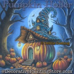 Pumpkin Holler (Colored Pencil) Painting Pattern - Debbie Cushing
