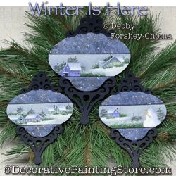 Winter Is Here Ornaments Painting Pattern - Debby Forshey-Choma