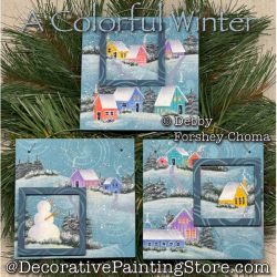 A Colorful Winter Ornaments Painting Pattern - Debby Forshey-Choma