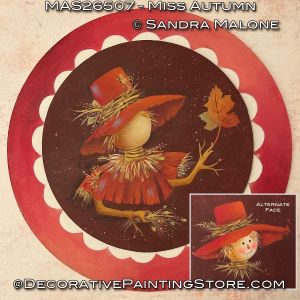 Miss Autumn Painting Pattern - Sandra Malone