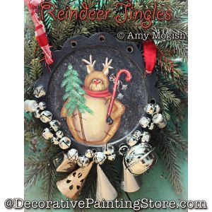 Reindeer Jingles Painting Pattern by Amy Joanne Mogish